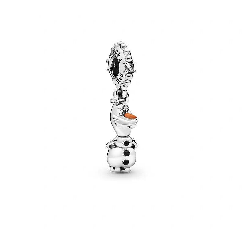 【Moments】Disney Frozen Olaf Dangle Charm 925 Silver for women pendant 798455C01