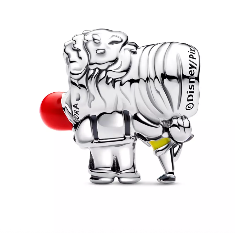 【Moments】Carl Fredricksen and Ellie Charm 925 Silver Pendant 793649C01 red