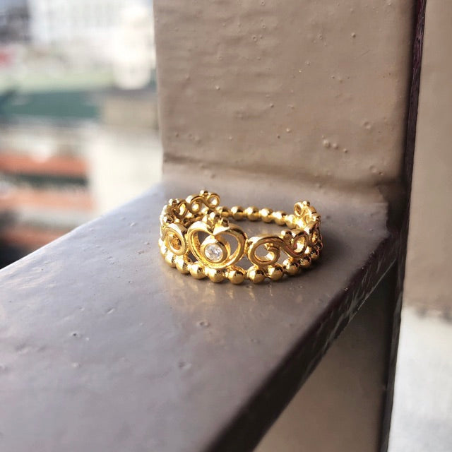 PAN My Princess Tiara Ring 925 silver gold PAN Shine Clear 2019 new colour FOR WOMEN
