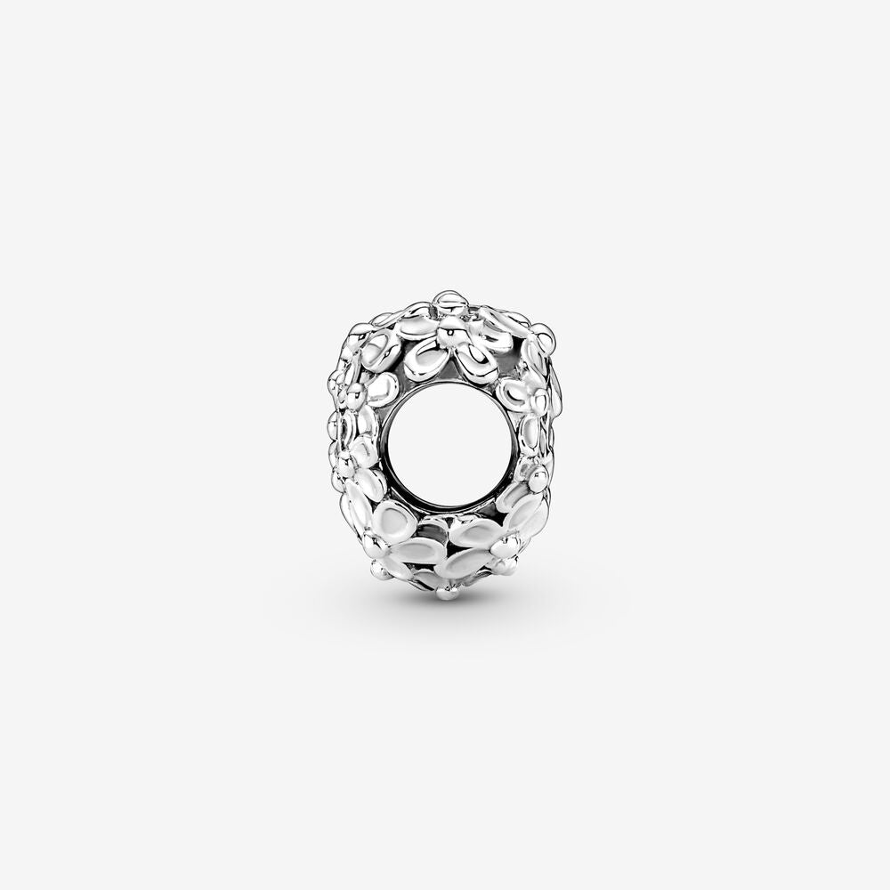 【Moments】Pan Mom Daisy Heart Charm 791155C01 925 Silver Mother's Day Family flower