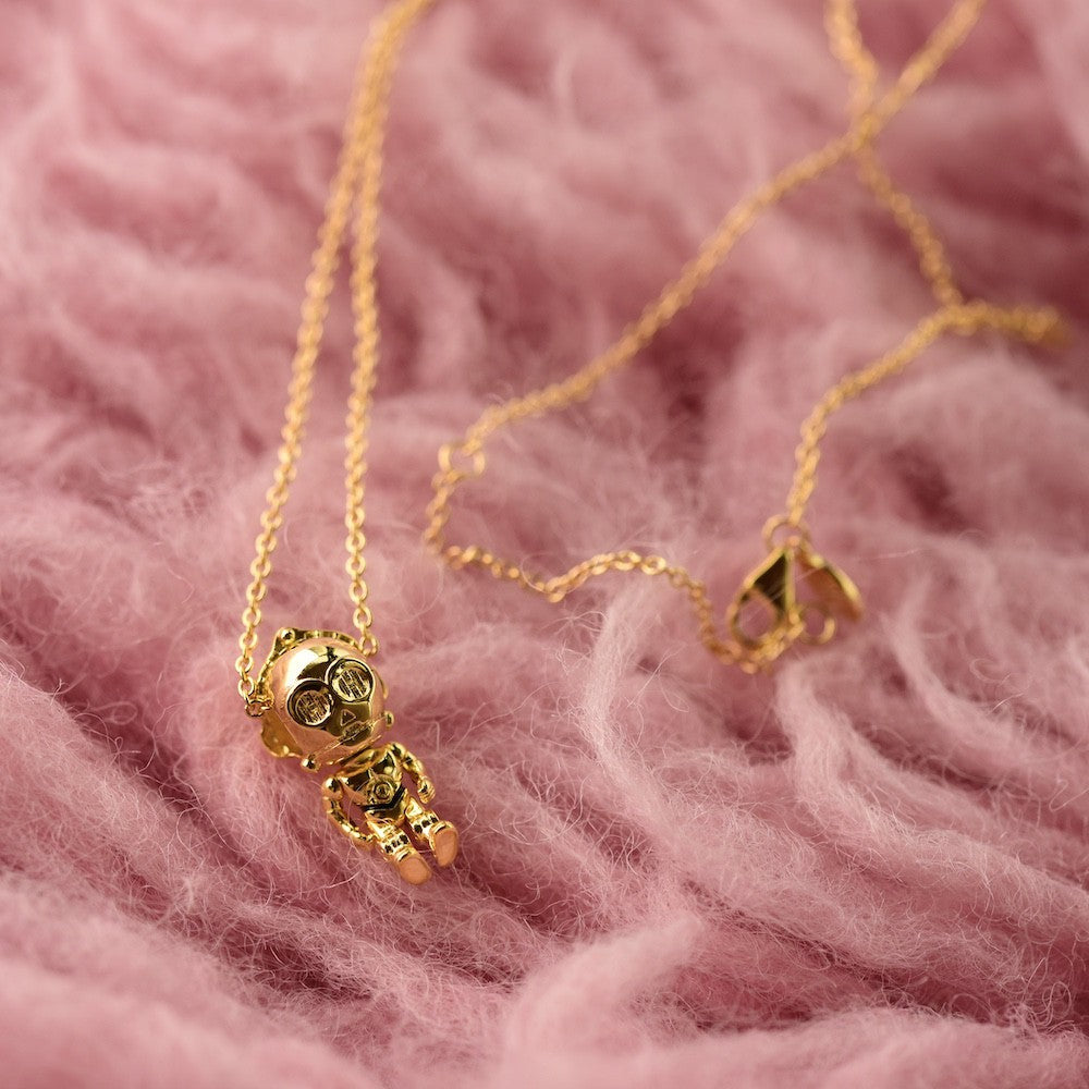 【Moments】Star Wars PAN Star Wars C-3PO Charm Pendat 769244C01 Gold Robot activity