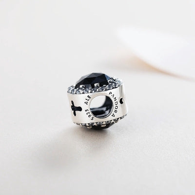 【Moments】Snow White Evil Queen's Black Magic Charm 925 silver Punk cross 797487NCK