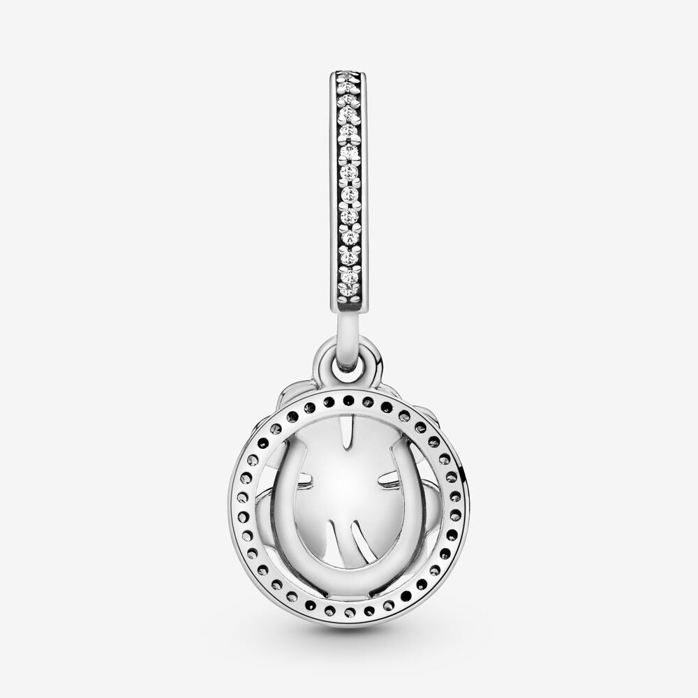 【Moments】PAN Lucky Four-Leaf Clover Dangle Charm925 silver charm pendant 792089CZ