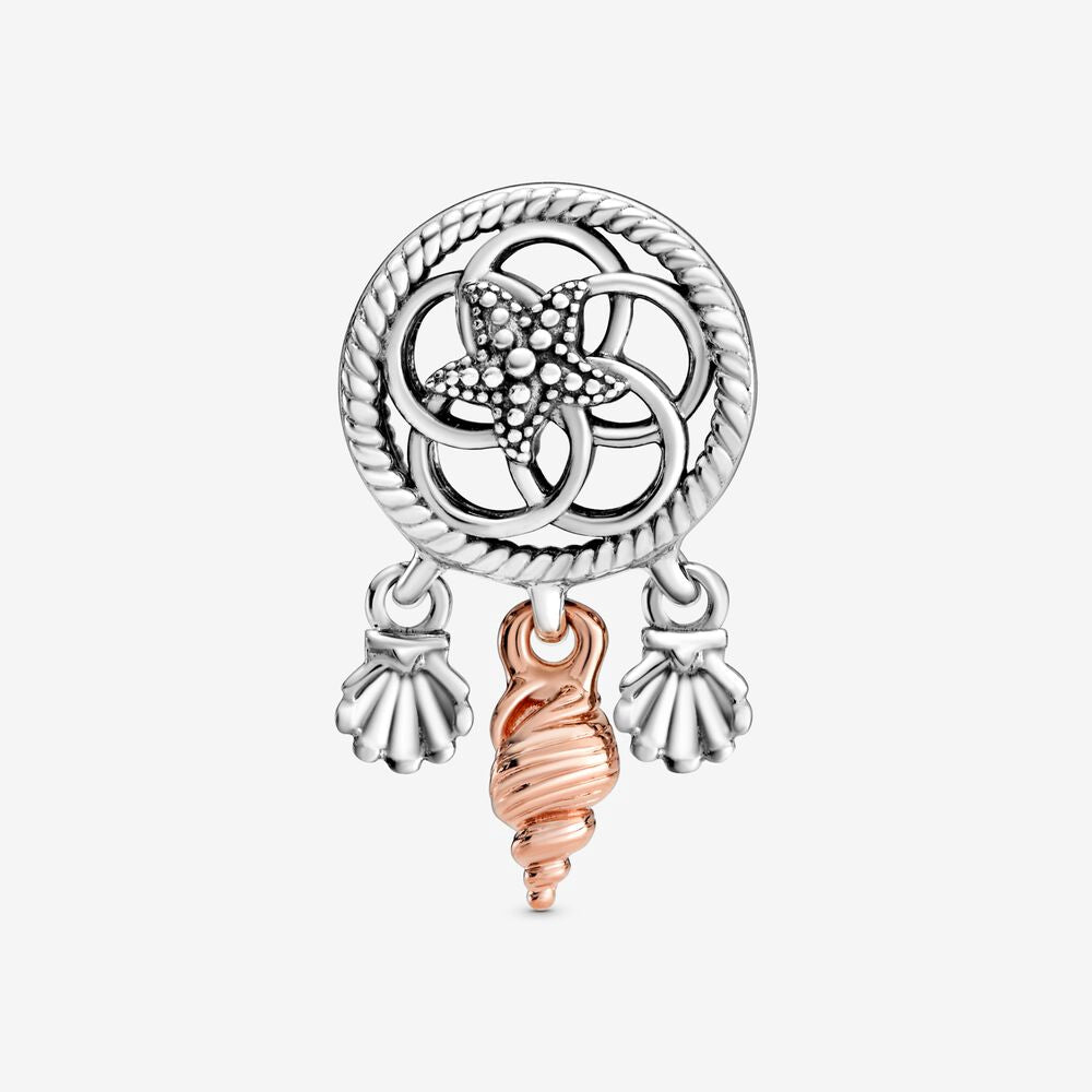 【Moments】Openwork Seashell Dreamcatcher Charm 788944C00 925silver pendant 788944C00