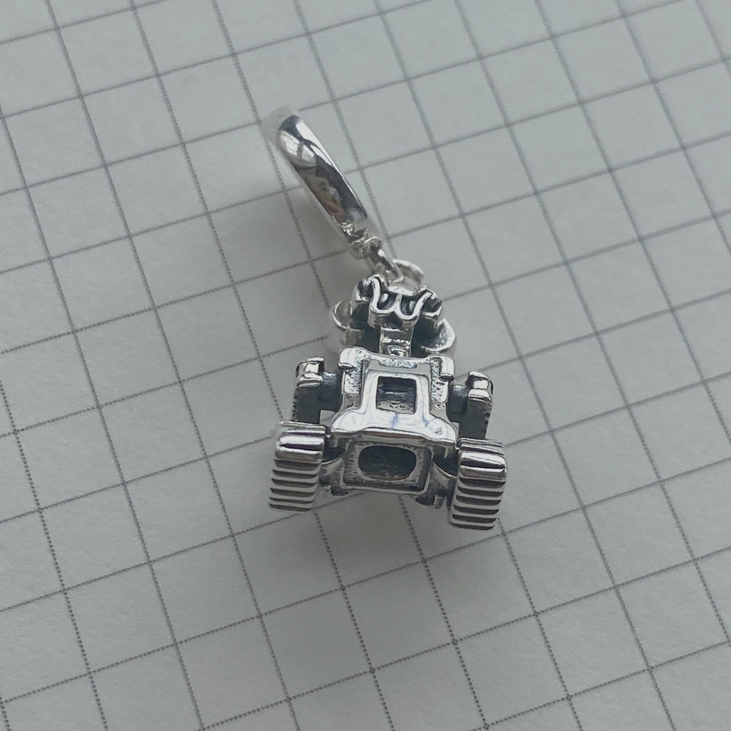 【Moments】Pan Pixar Wall-E Dangle Charm 792030C01 925 silver robot Cartoon film pendant