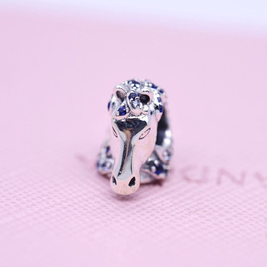 【Moments】Disney Frozen Nokk Horse Charm 925 Silver for women Blue for pan 798454C01