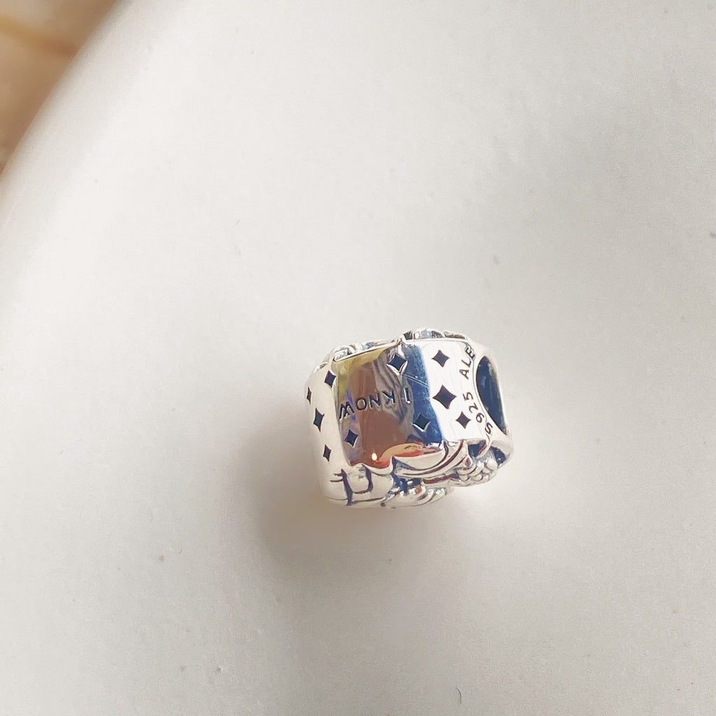 【Moments】PAN Star Wars Han Solo & Leia Kiss Charm 799506C00 Sterling silver 925 silver