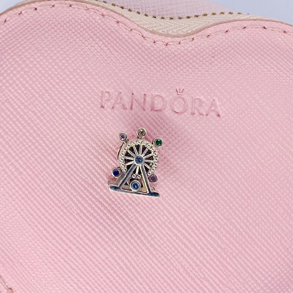 【Moments】Ferris Wheel Charm, Multi-Colored Crystal 925 silver for pan 797199NLCMX