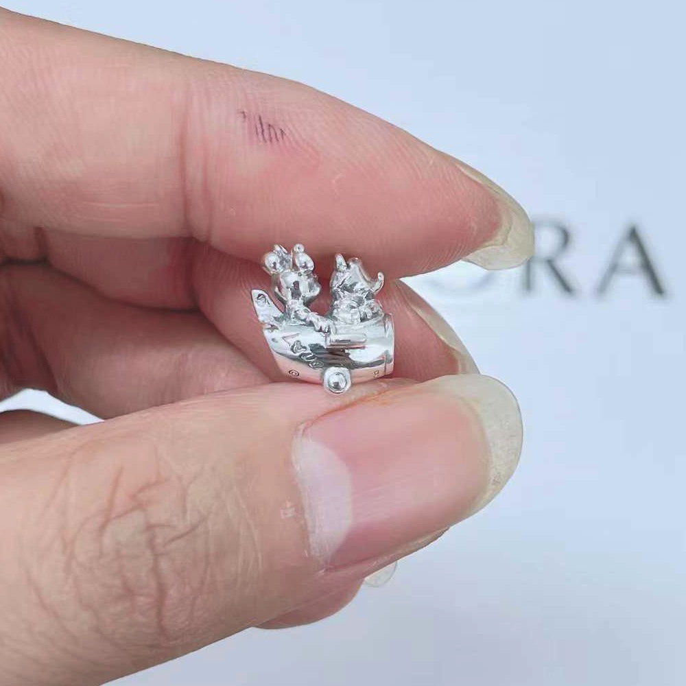 【Moments】PAN Mickey Mouse & Minnie Mouse Airplane Charm disny 925 silver 790108C00 Valentine’s Day