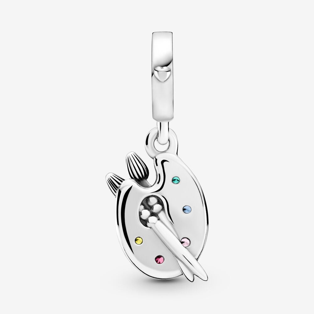 【MOMENTS】PAN Artist's Palette Dangle Charm 925 Silver 799320C01 Painting Rainbow Passions 2021