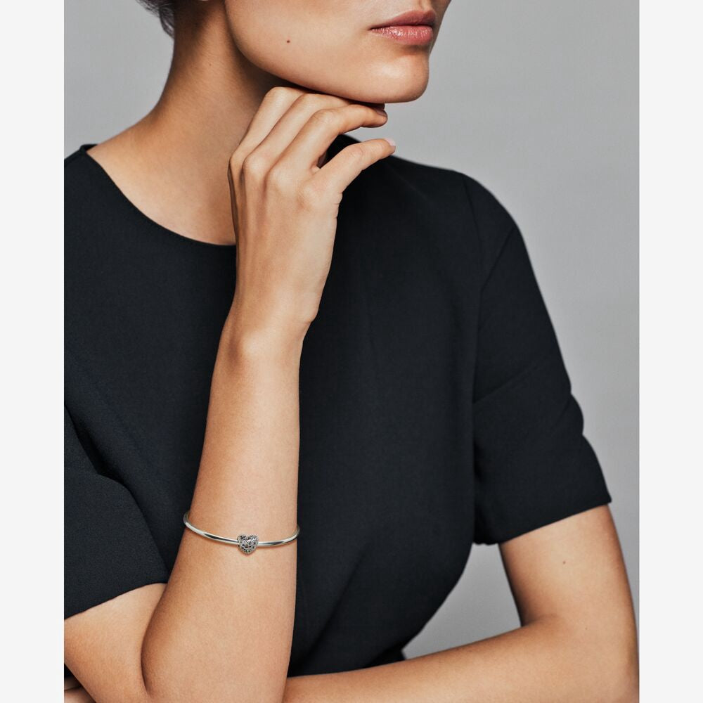 【Moments】Pan Family Heart Charm 925 Silver for women 798571C00