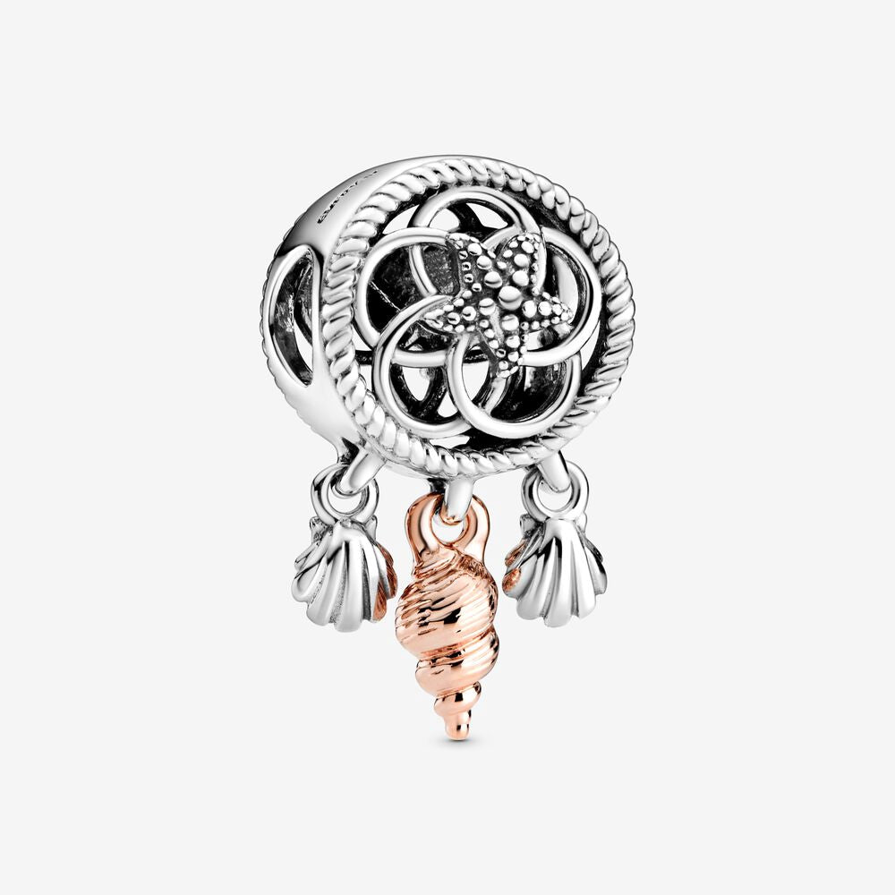 【Moments】Openwork Seashell Dreamcatcher Charm 788944C00 925silver pendant 788944C00