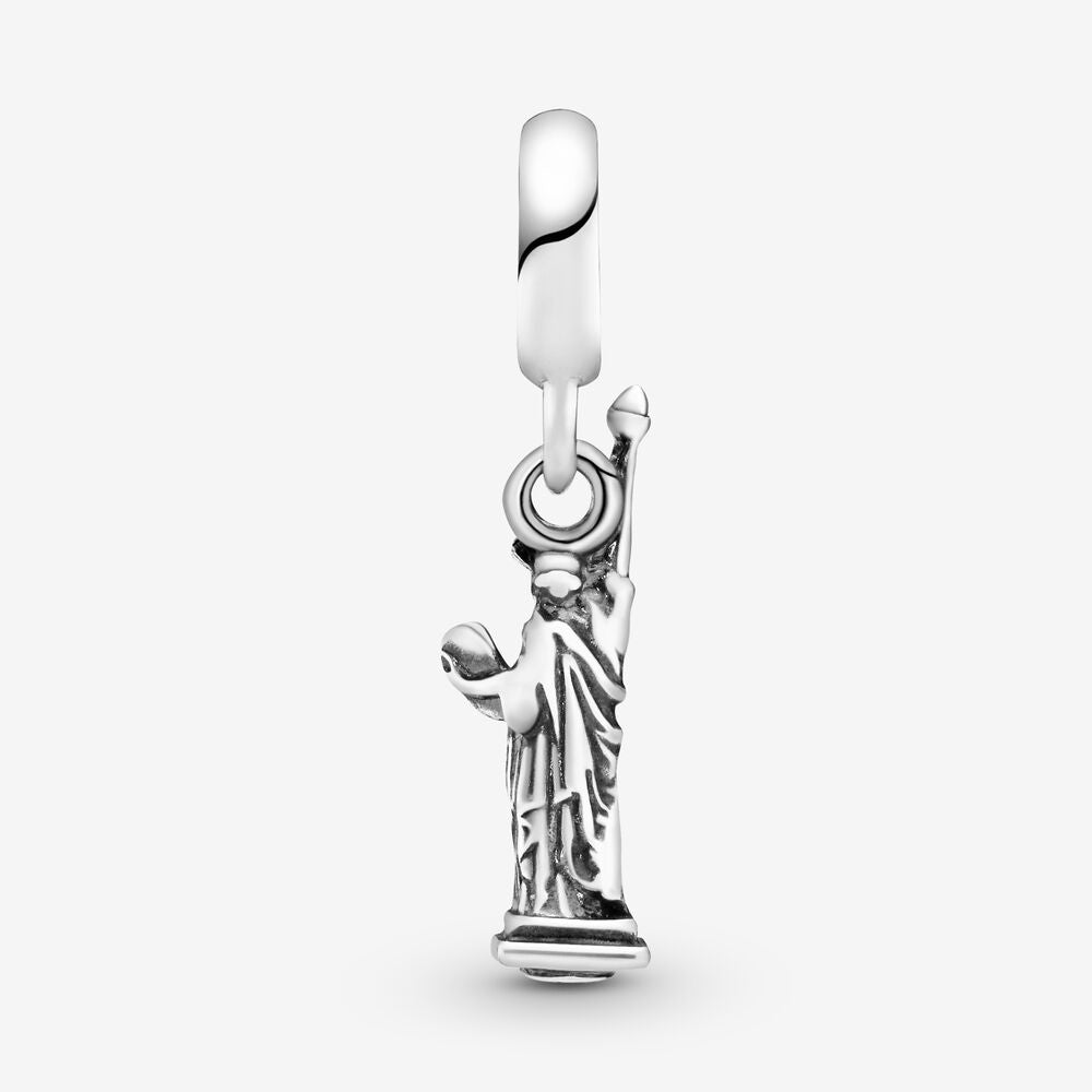 【Moments】PAN New York Statue of Liberty Dangle Charm 925 Silver for women pendant 791077