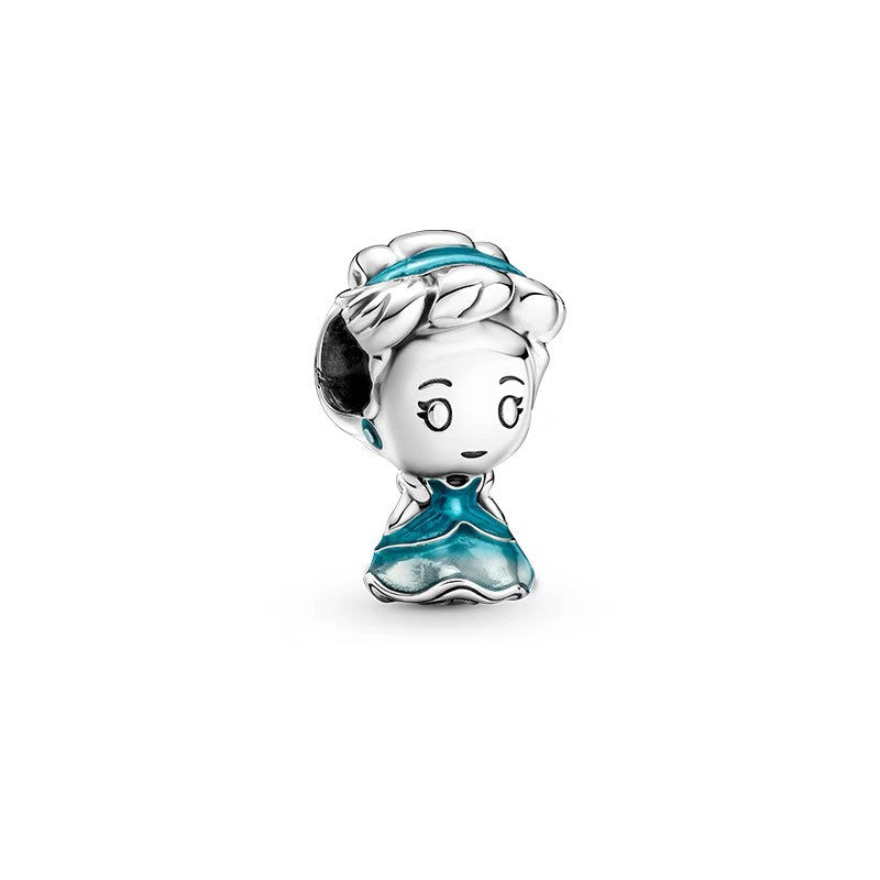 【Moments】PAN Dis Princess Charm pendant Fairy princess Tangled Rapunzel Aladdin Jasmine Cinderella 799509C01 799508C01 799498C01 799510C01 799507C01