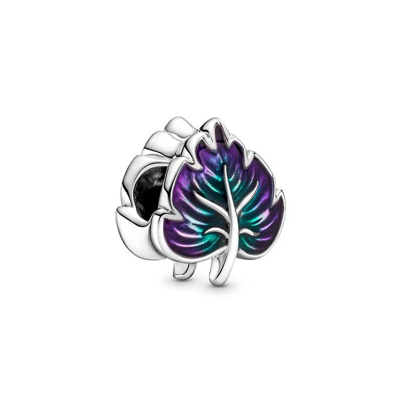 【Moments】PAN Sparkling Pavé Leaf Charm 925 Silver for women for pan 788322NPMMX 799542C01