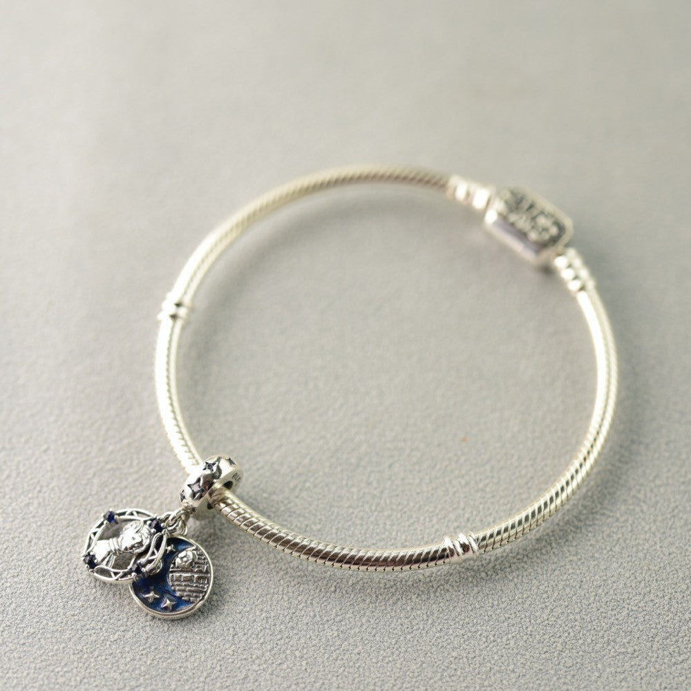 【Moments】Star Wars Pan Moments Star Wars Snake Chain Clasp Bracelet 925 silver 599254C00