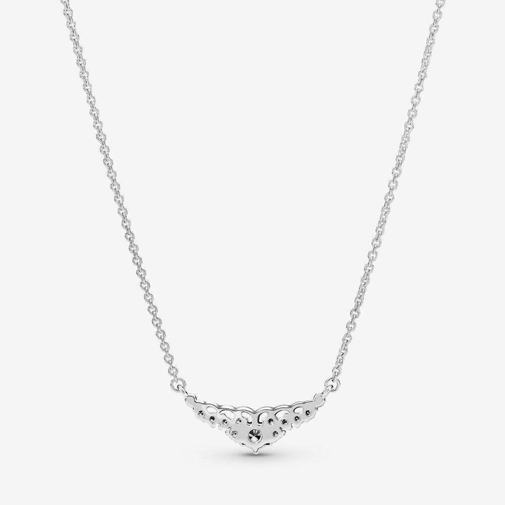 PAN Tiara Crown Collier Necklace 925 396227CZ-45 silver diamond women Product has been upgraded