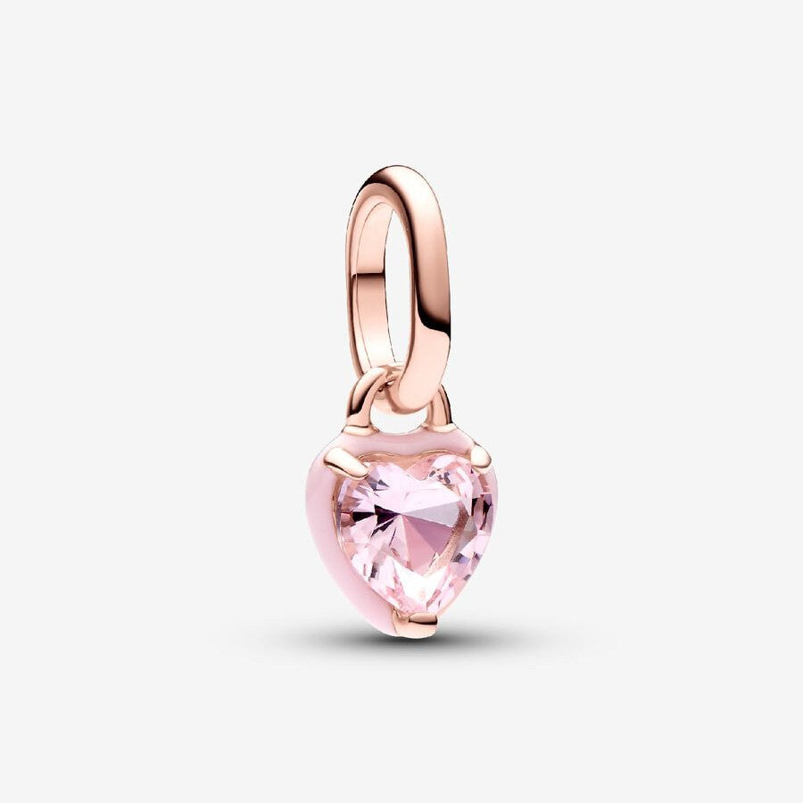 【ME/Moments】 Pan Heart Mini Dangle Charm Pink rose gold Gold yellow 763862C01 783042C01 pendant