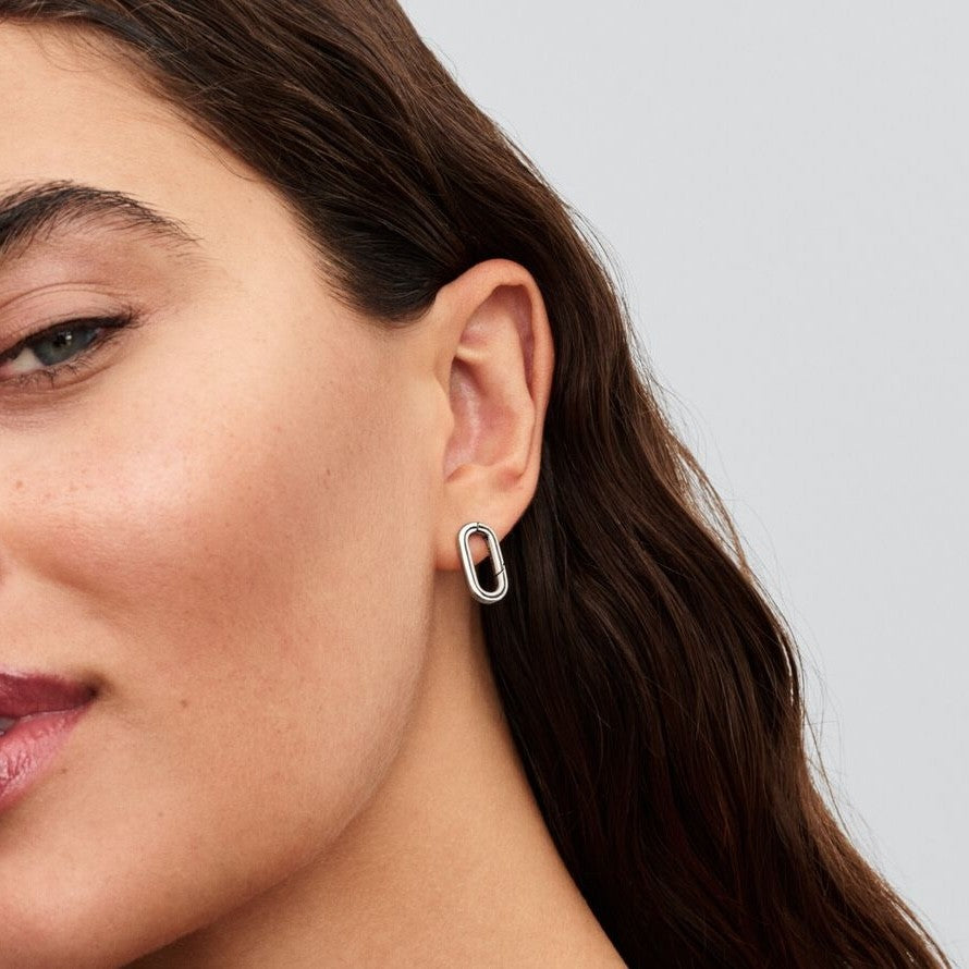 Pan Openable Stud Earrings 925 silver Sterling silver 293856C00 263856C00 Classic style DIY