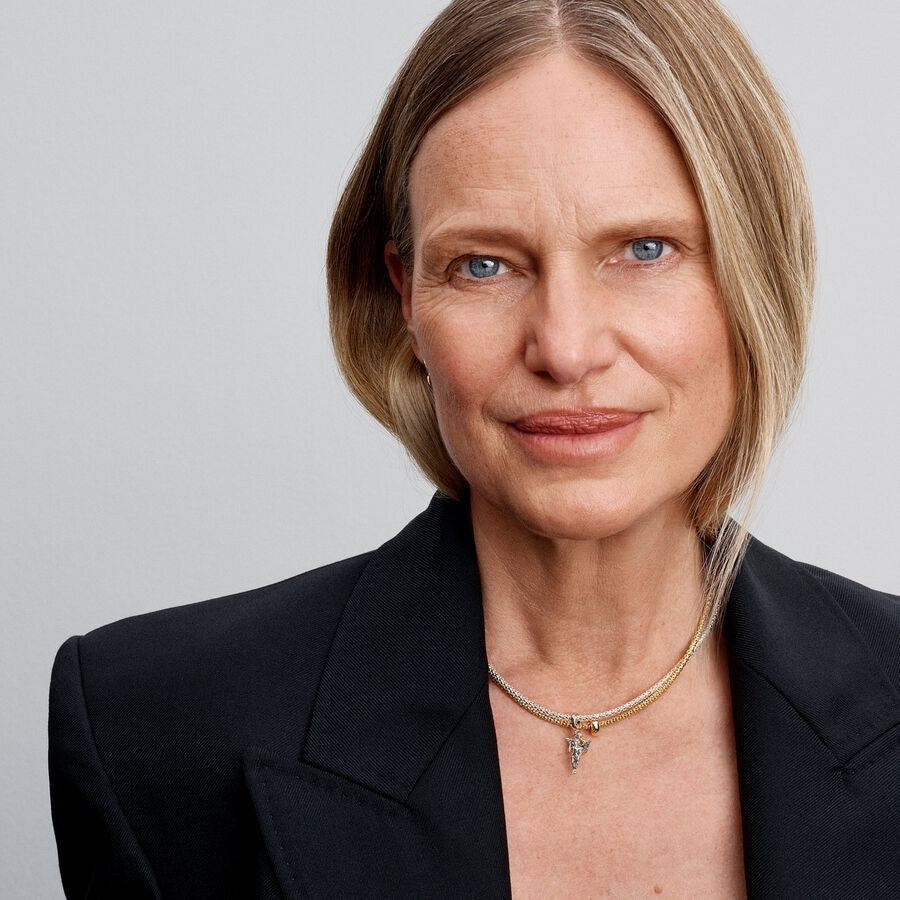 【ME/Moments】 PAN Cupid Dangle Charm 763663C00 gold Sterling silver 925 silver pendant two-tone