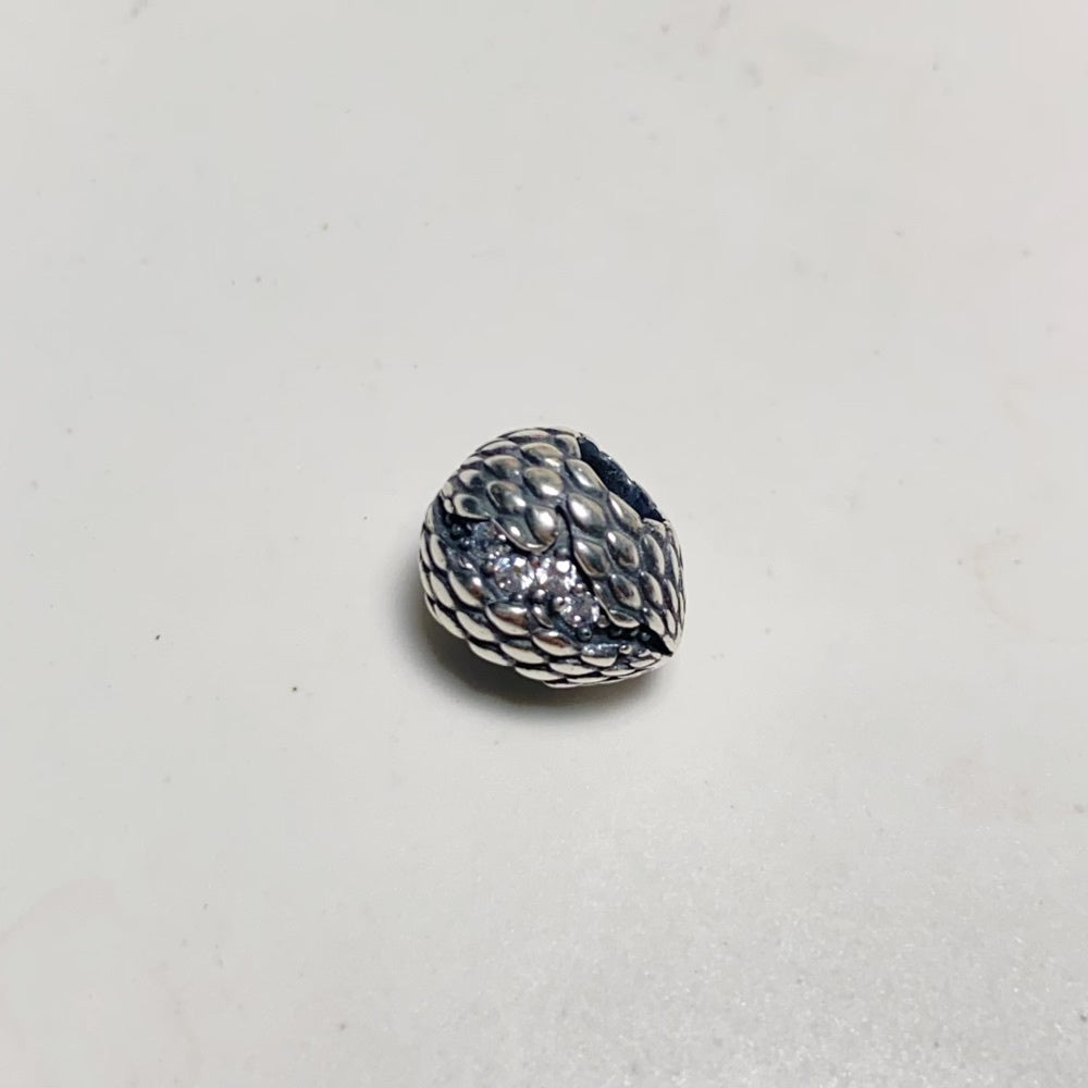 【Moments】Game of Thrones Sparkling Dragon Egg Charm 792962C01 Sterling silver 925 silver