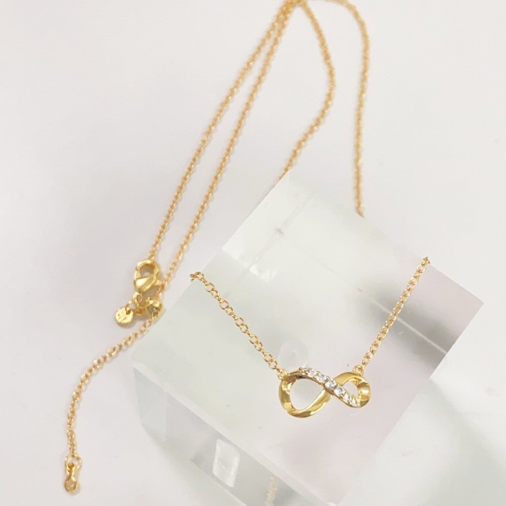 PAN Sparkling Infinity Collier Gold Necklace 368821C01 gold Classic infinity symbol