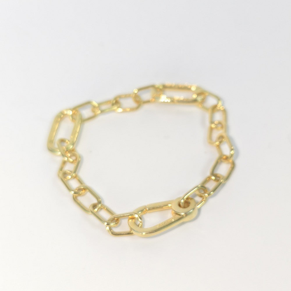 【ME】【ESSENCE】ME Silver Link Chain Bracelet Small charm Compatible Gold rosegold 599662C00 589662C00 569662C00