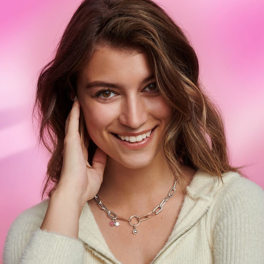 【ME】PAN ME Medium-Link Chain Necklace 399590C00 925 silver DIY Necklace