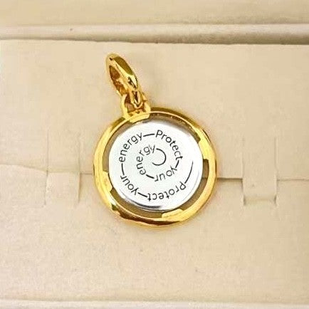 【ME/Moments】PAN Bee Medallion Charm 763417C01 two-tone 925 silver Gold pendant
