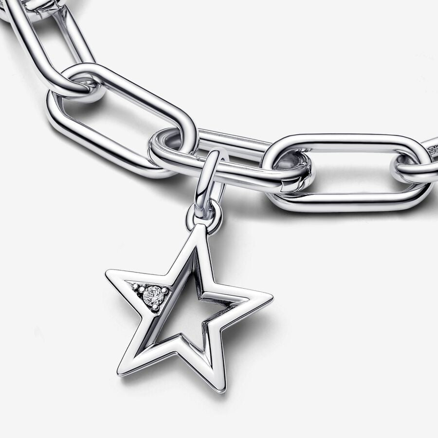 【ME/Moments】PAN Sparkling Star Medallion Charm 925 silver 793032C01 pendant