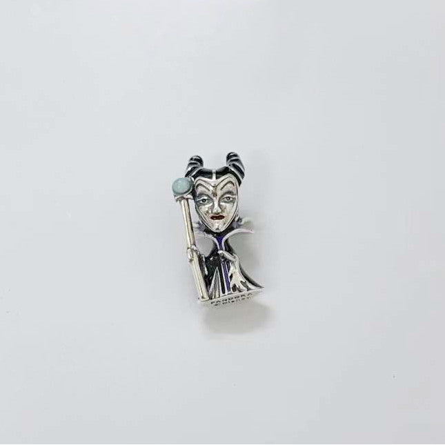 【MOMENTS】PanVillains Maleficent Charm 925 Silver 793423C01 black light charm