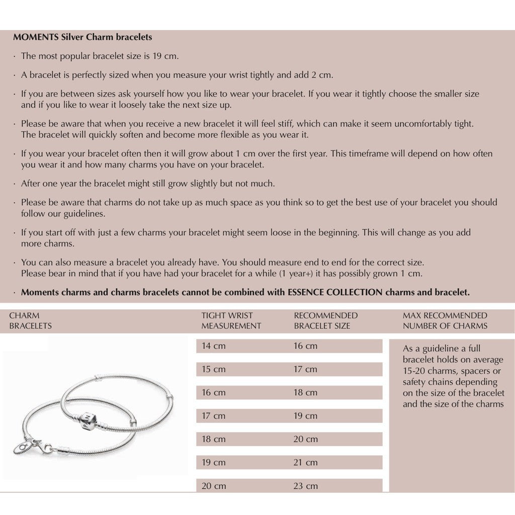 【Moments】PAN Sparkling Infinity Heart Clasp Snake Chain Bracelet 14k gold plating 563758C01
