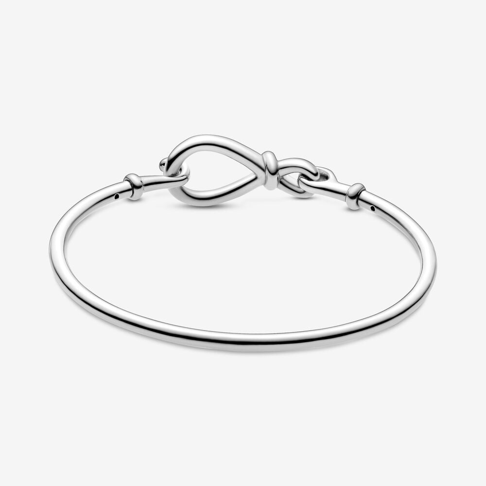 PAN Infinity Knot Bangle 925 silver 598893C00  for women silver bracelet forever symbol