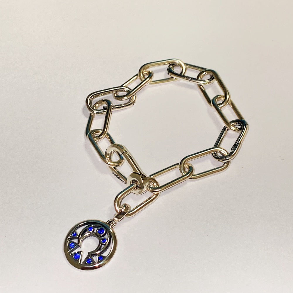 【ME】【ESSENCE】ME Silver Link Chain Bracelet 599662C00  for Small charm Compatible With ME Bracelet