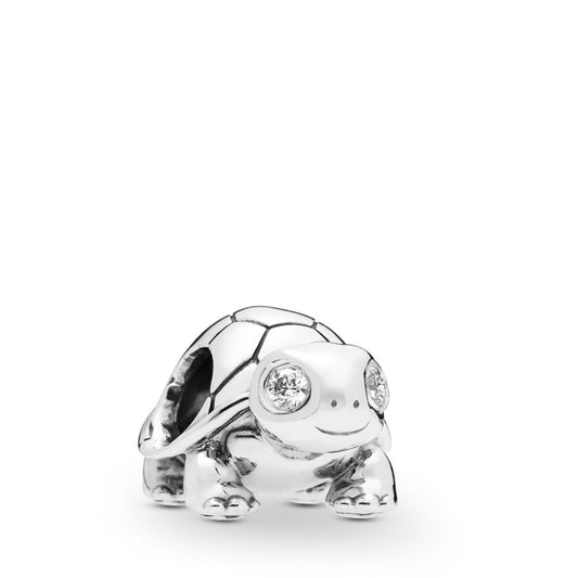 【Moments】Pan BRIGHT-EYED TURTLE CHARM 925 Silver for women 797878CZ