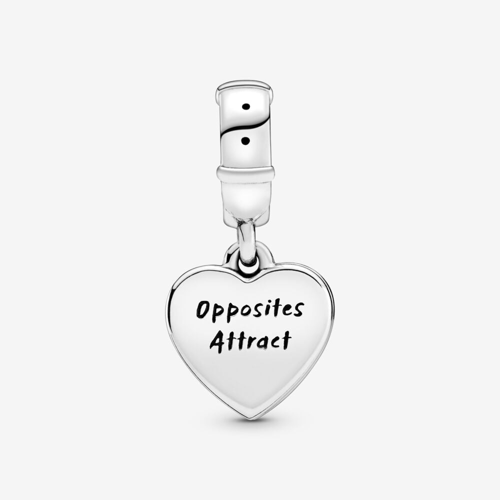 【MOMENTS】PAN Disney Lady and the Tramp Heart Dangle Charm 925 Silver pendant 798634C01