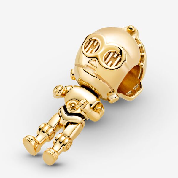 【Moments】Star Wars PAN  Star Wars C-3PO Charm Pendat 769244C01 Gold Robot activity