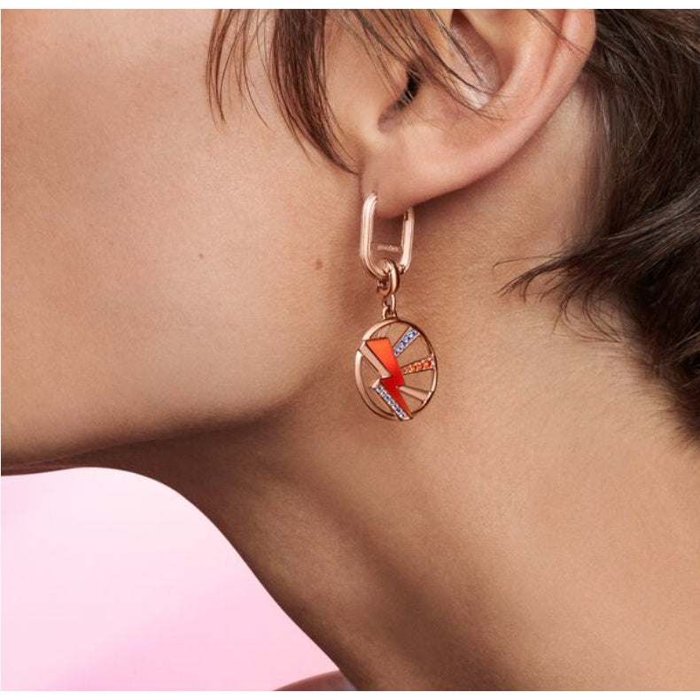 【ME】【ESSENCE】ME Single Link Earring 289657C00 for Small charm Compatible With ME Bracelets rose gold