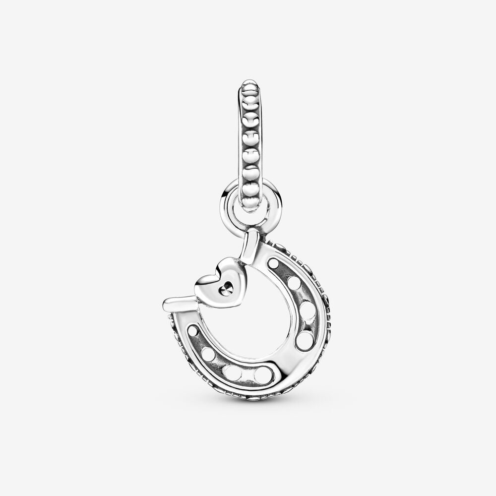 【Moments】PAN People Good Luck Horseshoe Dangle pendant Charm 799157C01 925 silver