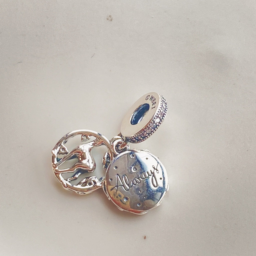 【Moments】Potter, Snape Doe Patronus Dangle Charm penadnt 790013C01 blue 925 silver animal