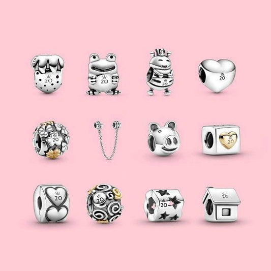 【Moments】PAN 20TH ANNIVERSARY SWIRL CHARM 925 silver 2020 Limited Edition charm
