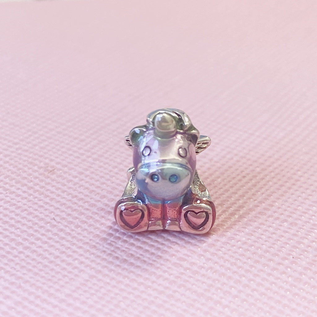 【MOMENTS】PAN Colourful Rainbow Bruno the Unicorn Charm Multi 925 Silver 799353C01 Friends