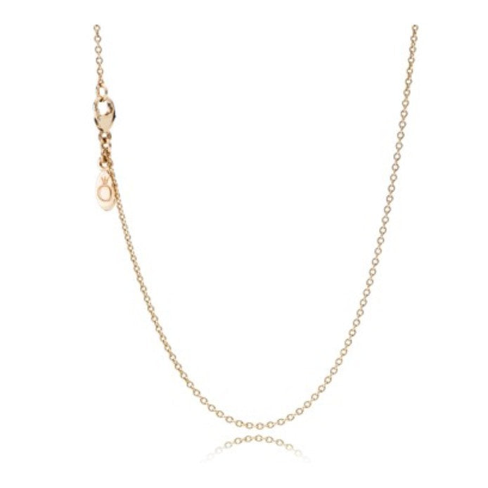 Pan Classic Cable Chain Necklace Rose gold Anchor Chain necklace 925 silver chains