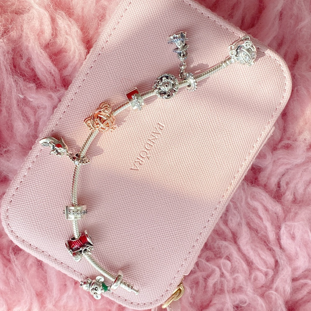 【Moments】Cinderella Pumpkin Coach Clasp PAN Moments Bracelet 925 silver 599190C01 for women kids