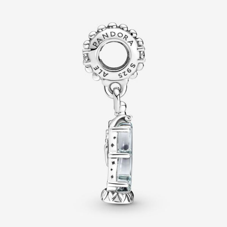 【Moments】PAN Dis*** Beauty and the Beast Enchanted Rose Dangle Charm 790024C01 925 silver for women