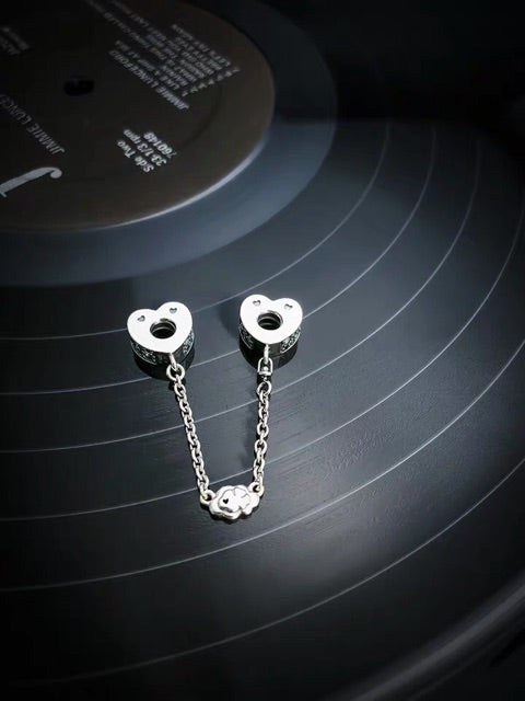 【Moments】PAN  MULTI-COLOUR ARCS OF LOVE SAFETY CHAIN 925 silver charm 797021NRPMX