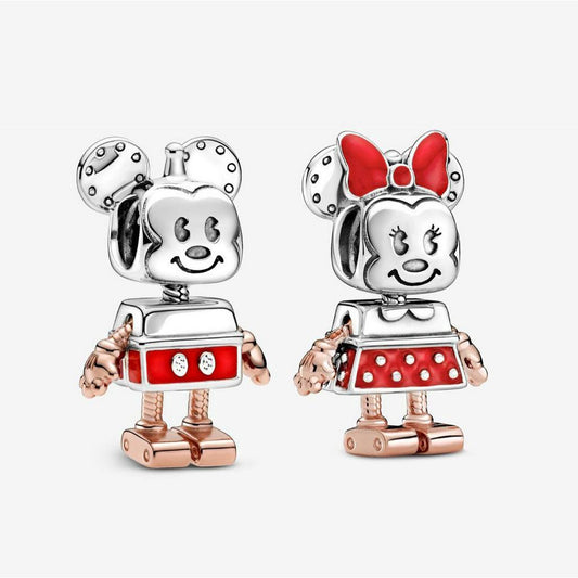 【Moments】Pan Limited Edition Mickey Mouse Robot Charm Minnie charm 789073C01 789090C01