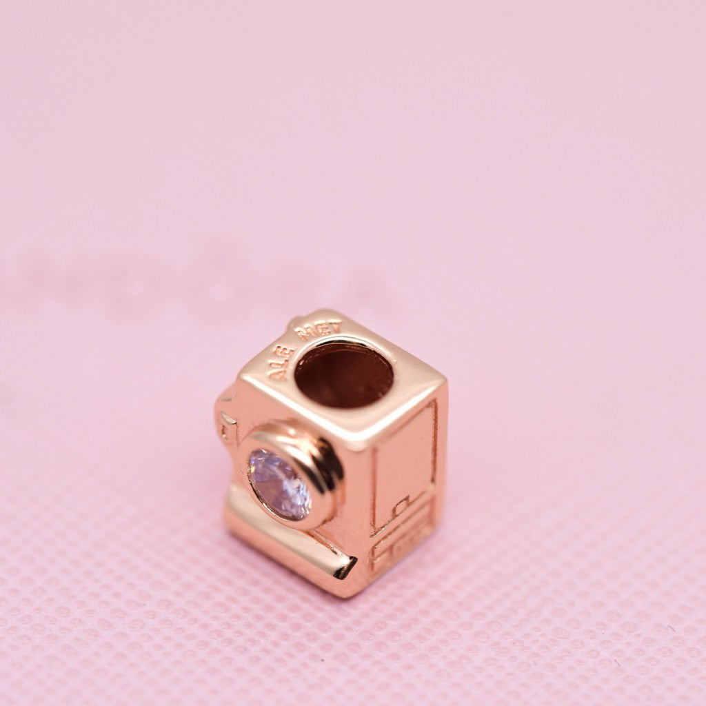 【Moments】CAMERA ROSE GOLD CHARM 787986CZ rose gold