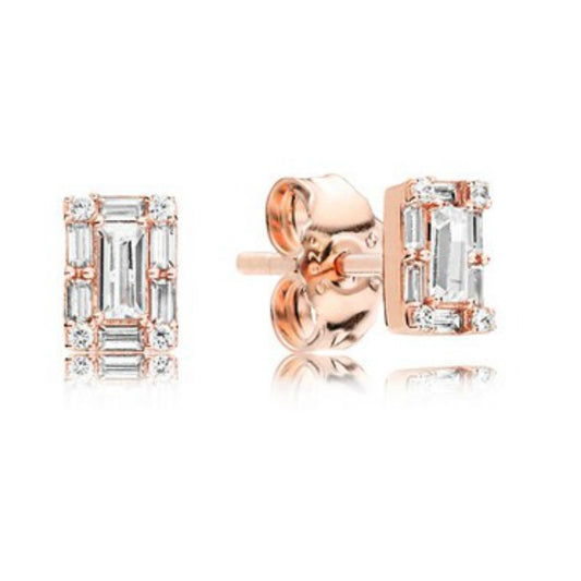 PAN Luminous Ice rose gold Earrings 287567CZ