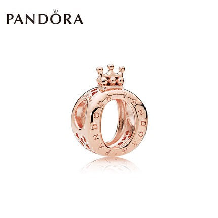 【Moments】CROWN O CHARM Letter O 925 silver pendant rose gold for pan 797401 767401 787401